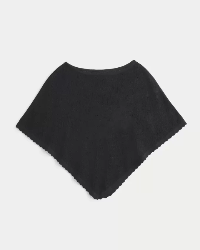 Łatwy kwiatowy ponczo