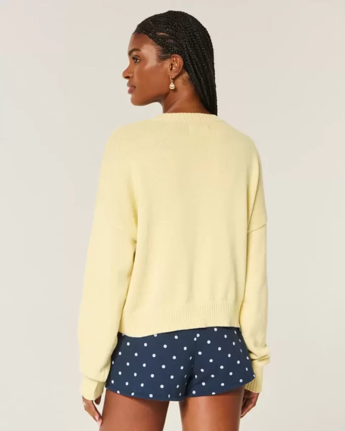 Łatwy sweter z grafiką Honolulu