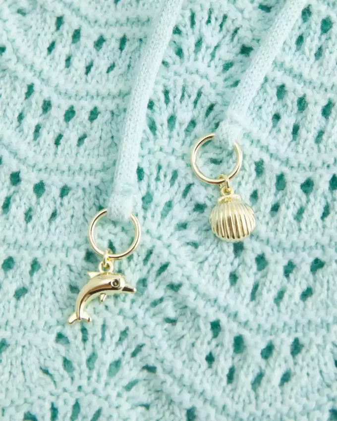 Łatwy w noszeniu top typu babydoll bez ramiączek, szydełkowany Łatwy w noszeniu top typu babydoll bez ramiączek, szydełkowany