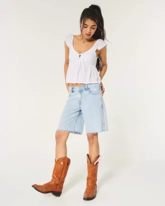 Łatwy w wiązaniu top typu babydoll