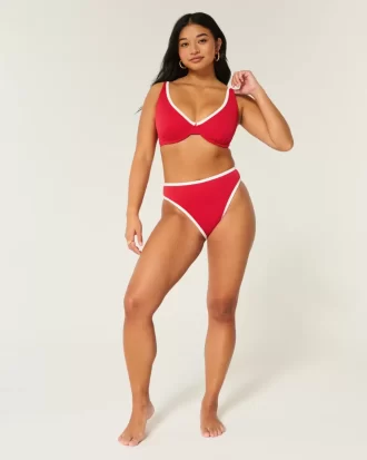 Biustonosz bikini Curvy High Apex Ribbed Fischer