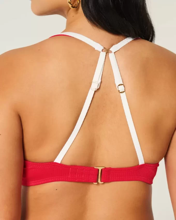 Biustonosz bikini Curvy High Apex Ribbed Fischer