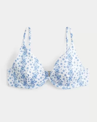 Biustonosz bikini z fiszbinami i głębokim dekoltem