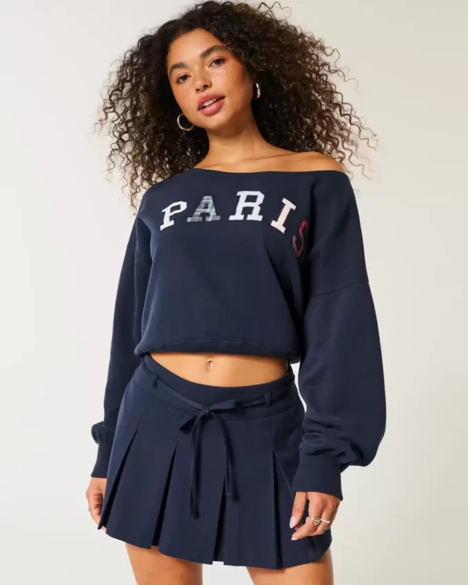 Bluza z grafiką Mini Paris