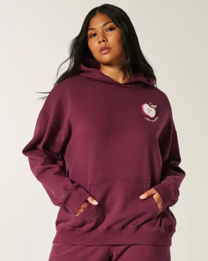 Bluza z kapturem Apple Graphic Bluza z kapturem Apple Graphic