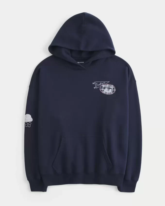 Bluza z kapturem Bear Lake w dużym rozmiarze Bluza z kapturem Bear Lake w dużym rozmiarze