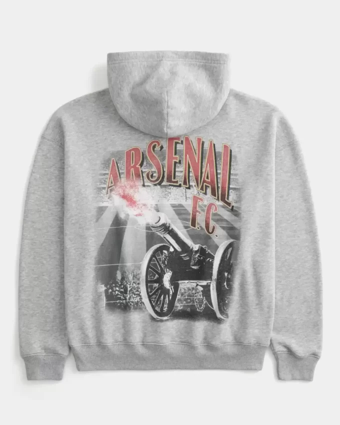 Bluza z kapturem Boxy Arsenal FC Graphic