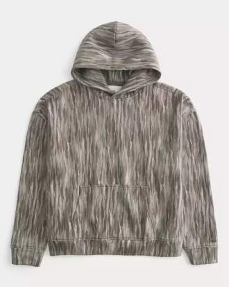 Bluza z kapturem Boxy Camo