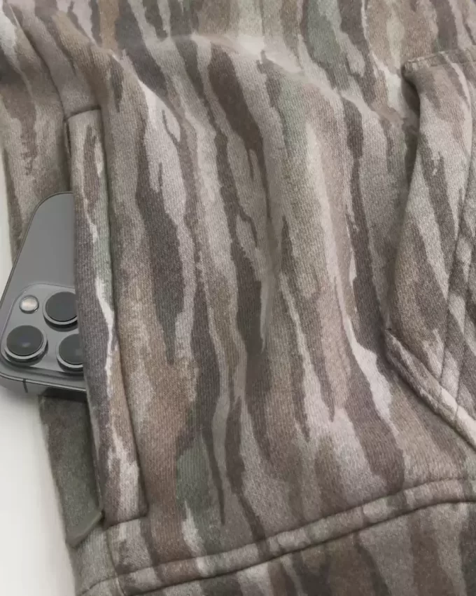 Bluza z kapturem Boxy Camo