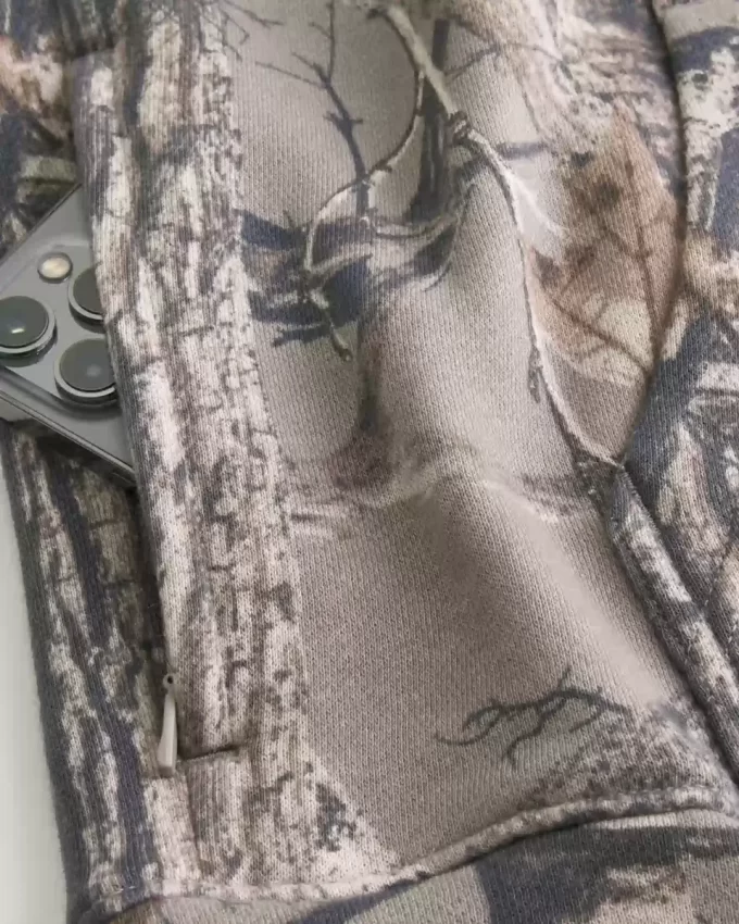 Bluza z kapturem Boxy Camo