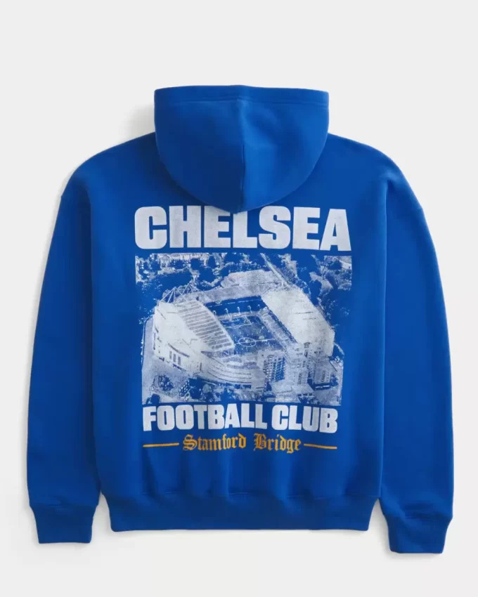 Bluza z kapturem Boxy Chelsea FC Graphic