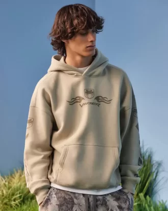 Bluza z kapturem Boxy Dodge Viper Graphic