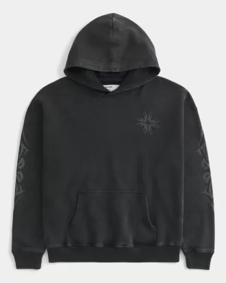 Bluza z kapturem Boxy Graphic