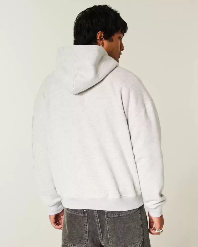 Bluza z kapturem Boxy Senior Year 2026 z grafiką