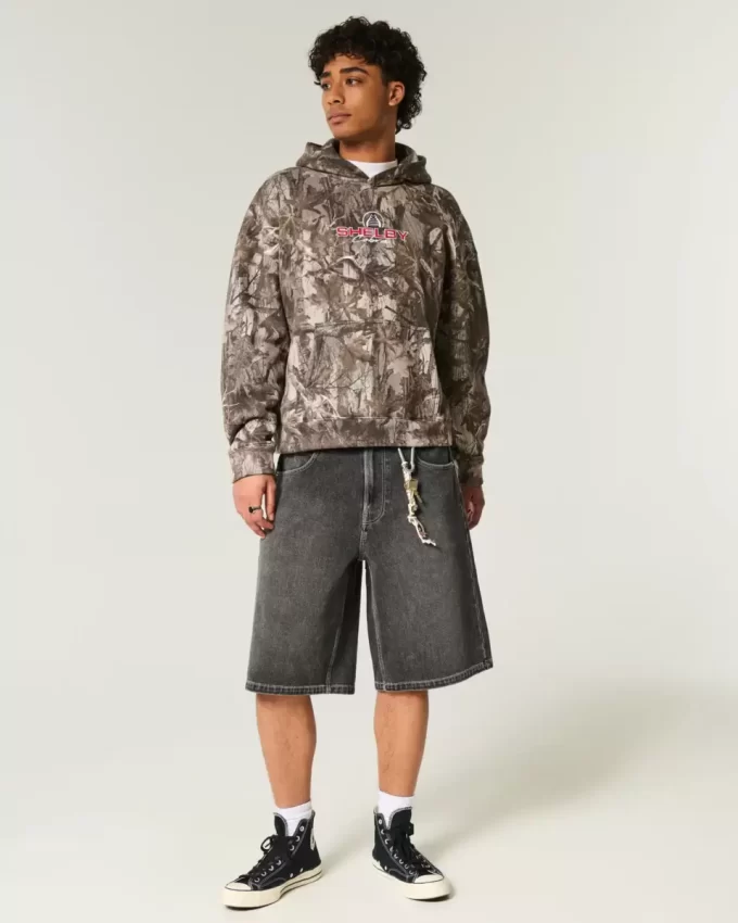 Bluza z kapturem Boxy Shelby Graphic Camo Bluza z kapturem Boxy Shelby Graphic Camo