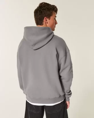 Bluza z kapturem Boxy Star Detail