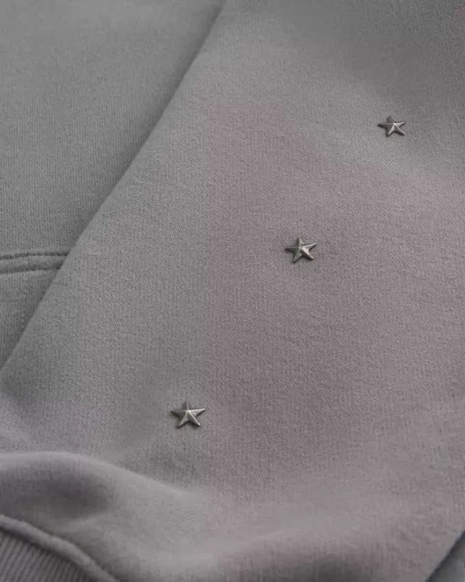 Bluza z kapturem Boxy Star Detail