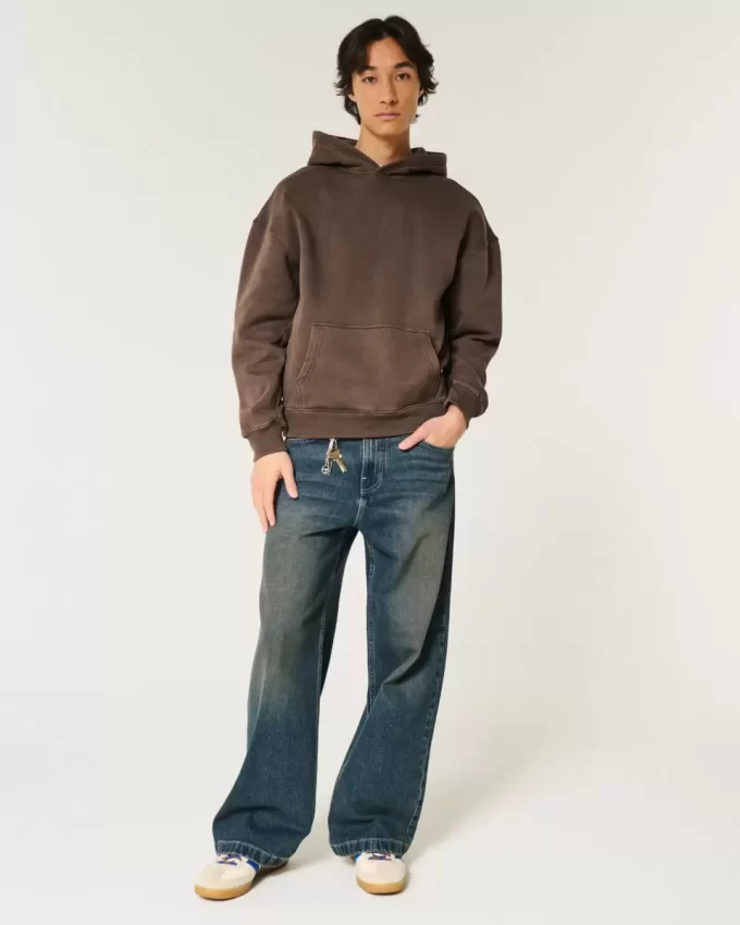 Bluza z kapturem Boxy Washed Bluza z kapturem Boxy Washed