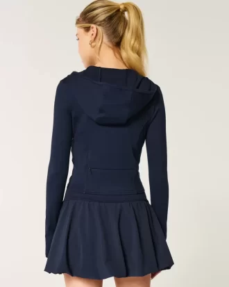 Bluza z kapturem Gilly Hicks Active Recharge z zamkiem błyskawicznym