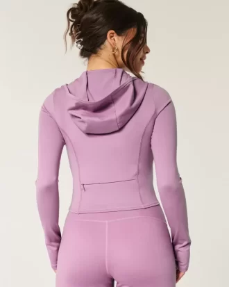 Bluza z kapturem Gilly Hicks Active Recharge z zamkiem błyskawicznym