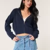 Bluza z kapturem i zamkiem błyskawicznym Hollister Comfy Cloud