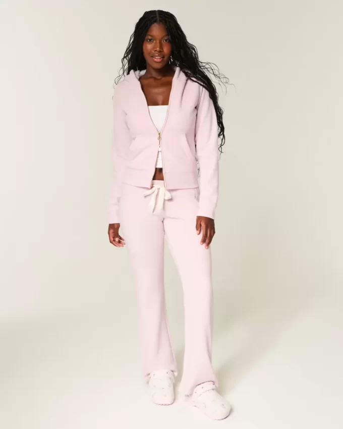 Bluza z kapturem i zamkiem błyskawicznym Hollister x Crocs Sherpa-Lined Bluza z kapturem i zamkiem błyskawicznym Hollister x Crocs Sherpa-Lined