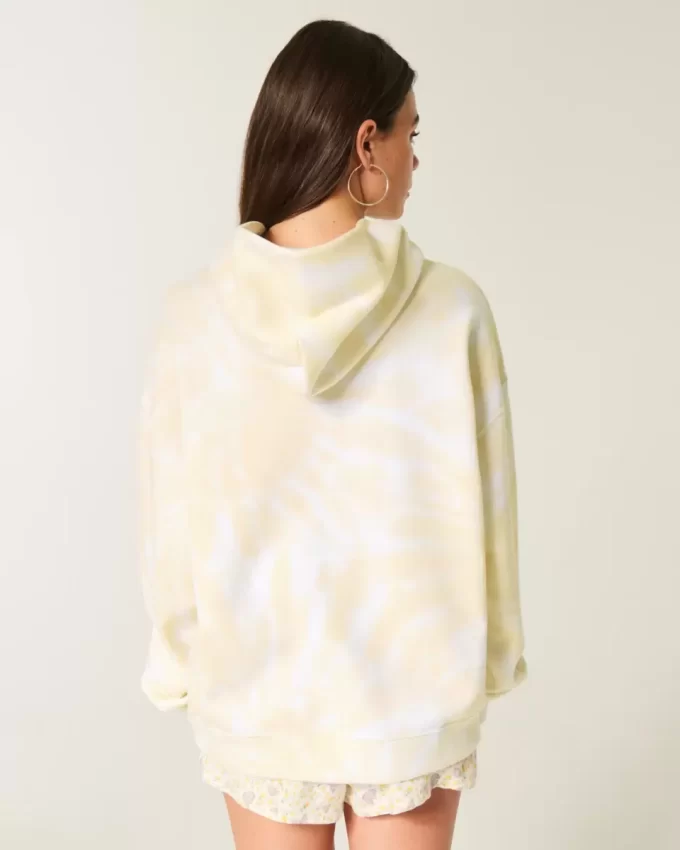 Bluza z kapturem Oversized Wash Effect