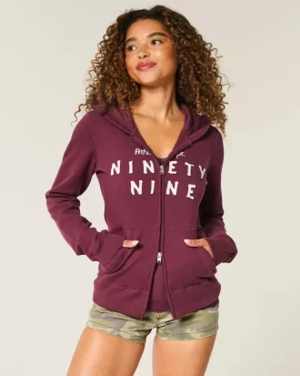 Bluza z kapturem Slim 99 Graphic zapinana na zamek Bluza z kapturem Slim 99 Graphic zapinana na zamek