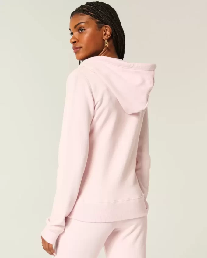 Bluza z kapturem Slim Athletic Dept Graphic zapinana na zamek