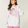 Bluza z kapturem Varsity Graphic w dużym rozmiarze