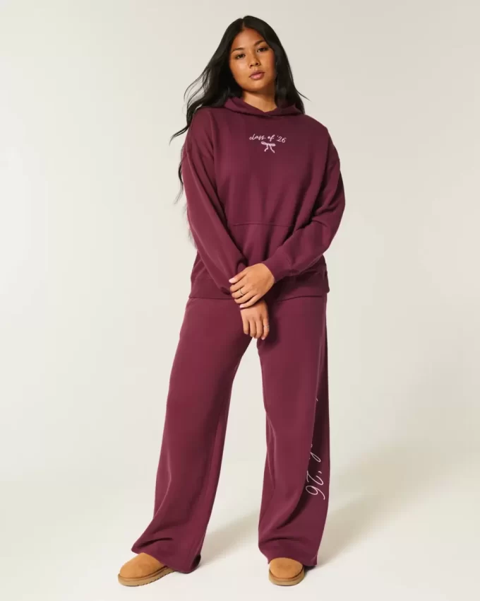 Bluza z kapturem z grafiką „Class of ’26” w dużym rozmiarze