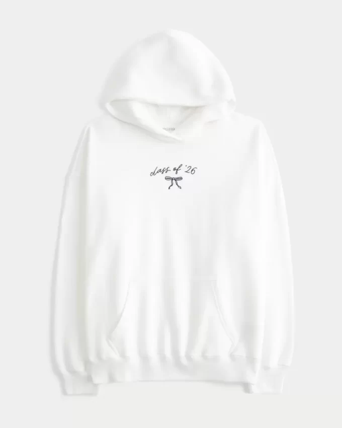 Bluza z kapturem z grafiką „Class of ’26” w dużym rozmiarze