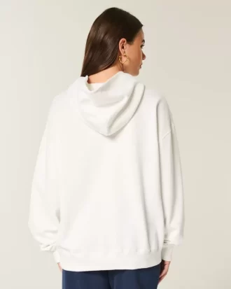 Bluza z kapturem z grafiką East Coast w dużym rozmiarze