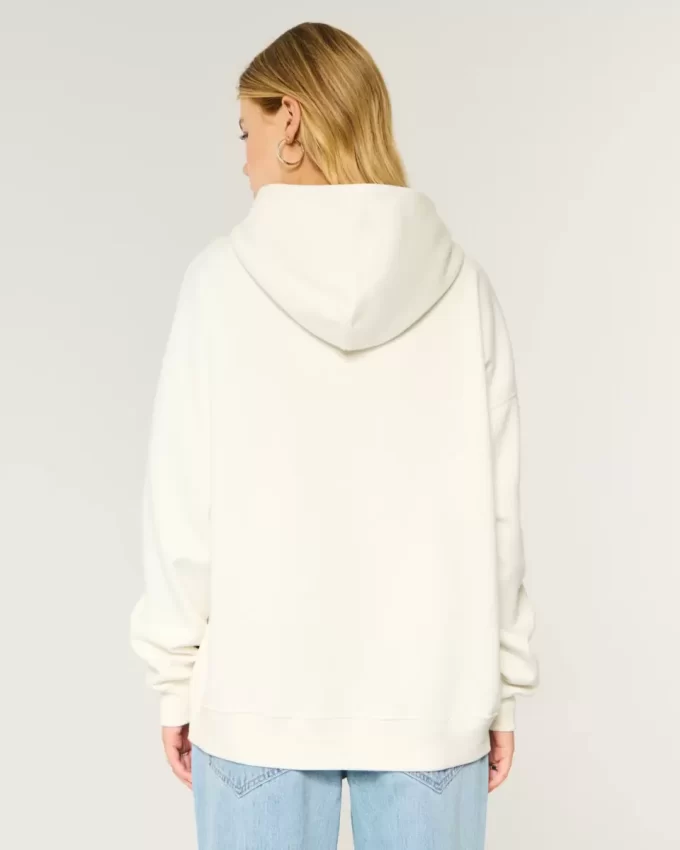 Bluza z kapturem z grafiką USA w dużym rozmiarze