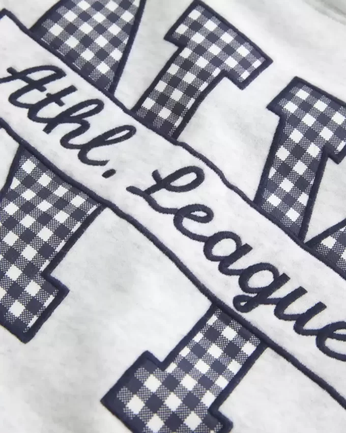 Bluza z kapturem z grafiką w stylu NY w dużym rozmiarze