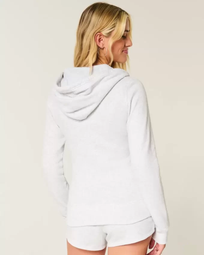 Bluza z kapturem zapinana na zamek