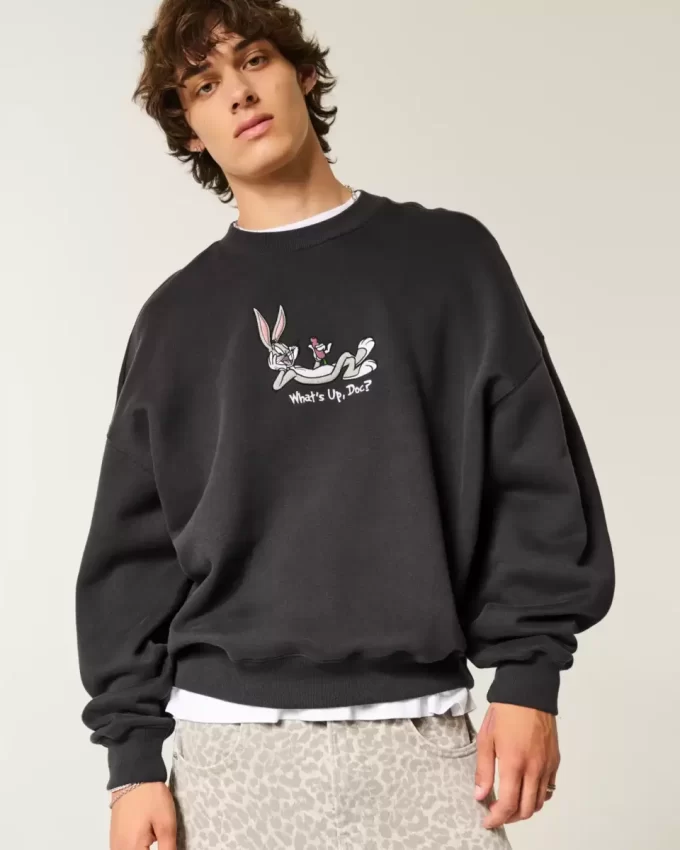 Bluza z nadrukiem Baggy Cinch Bugs Bunny