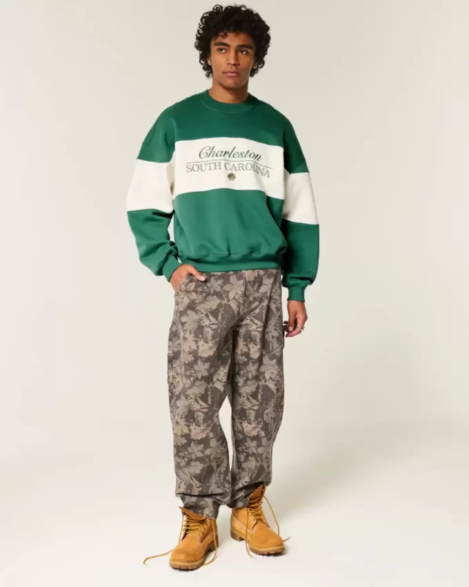 Bluza z nadrukiem Baggy Cinch Charleston