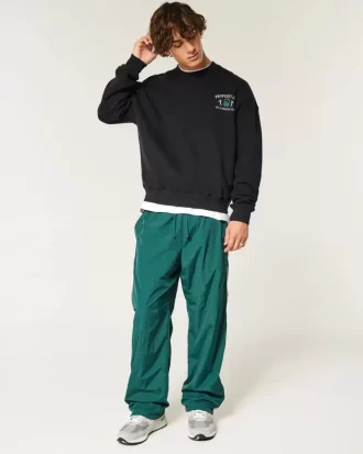 Bluza z nadrukiem Boxy Atlas Bronze Gym Crew