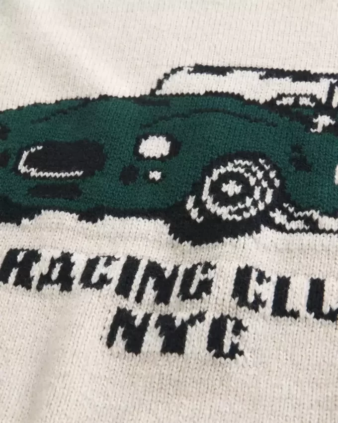 Bluza z nadrukiem Boxy Racing Crew Bluza z nadrukiem Boxy Racing Crew