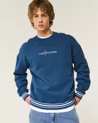 Bluza z nadrukiem Boxy The Players Golf