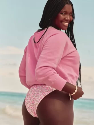 Bluza z nadrukiem California Graphic Crew z odkrytymi ramionami