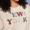 Bluza z nadrukiem New York w dużym rozmiarze