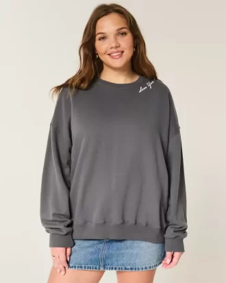 Bluza z nadrukiem „Oversized Angel Wings”