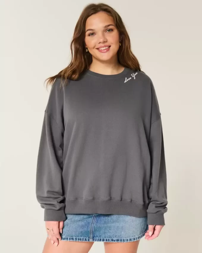 Bluza z nadrukiem „Oversized Angel Wings” Bluza z nadrukiem „Oversized Angel Wings”