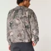 Bluza z okrągłym dekoltem i logo Boxy Camo Bluza z okrągłym dekoltem i logo Boxy Camo