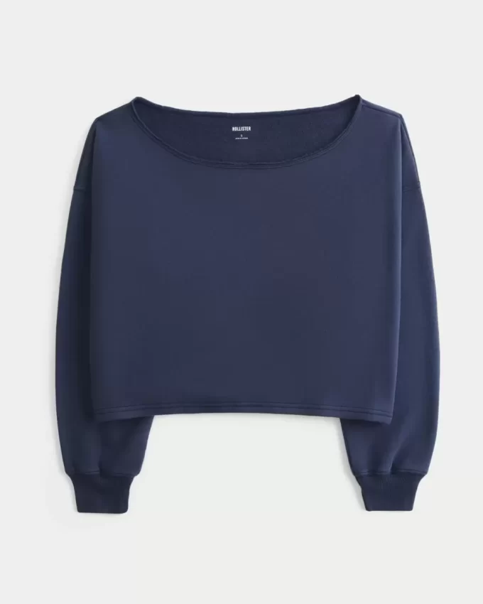 Bluza z podwójnym odkrytym ramieniem