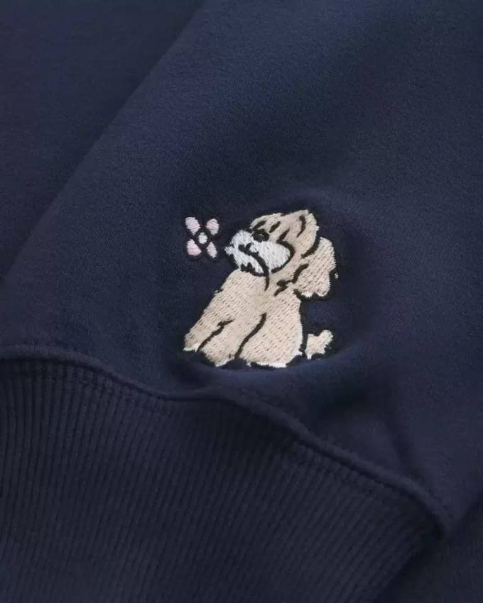 Bluza z podwójnym odkrytym ramieniem i grafiką Easy Graphic