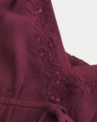 Bluzka typu babydoll z marszczeniami i połyskiem Bluzka typu babydoll z marszczeniami i połyskiem