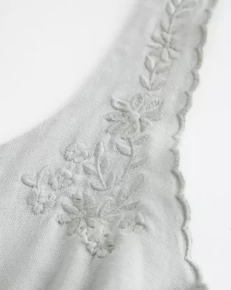 Bluzka z mieszanki lnu zapinana na guziki